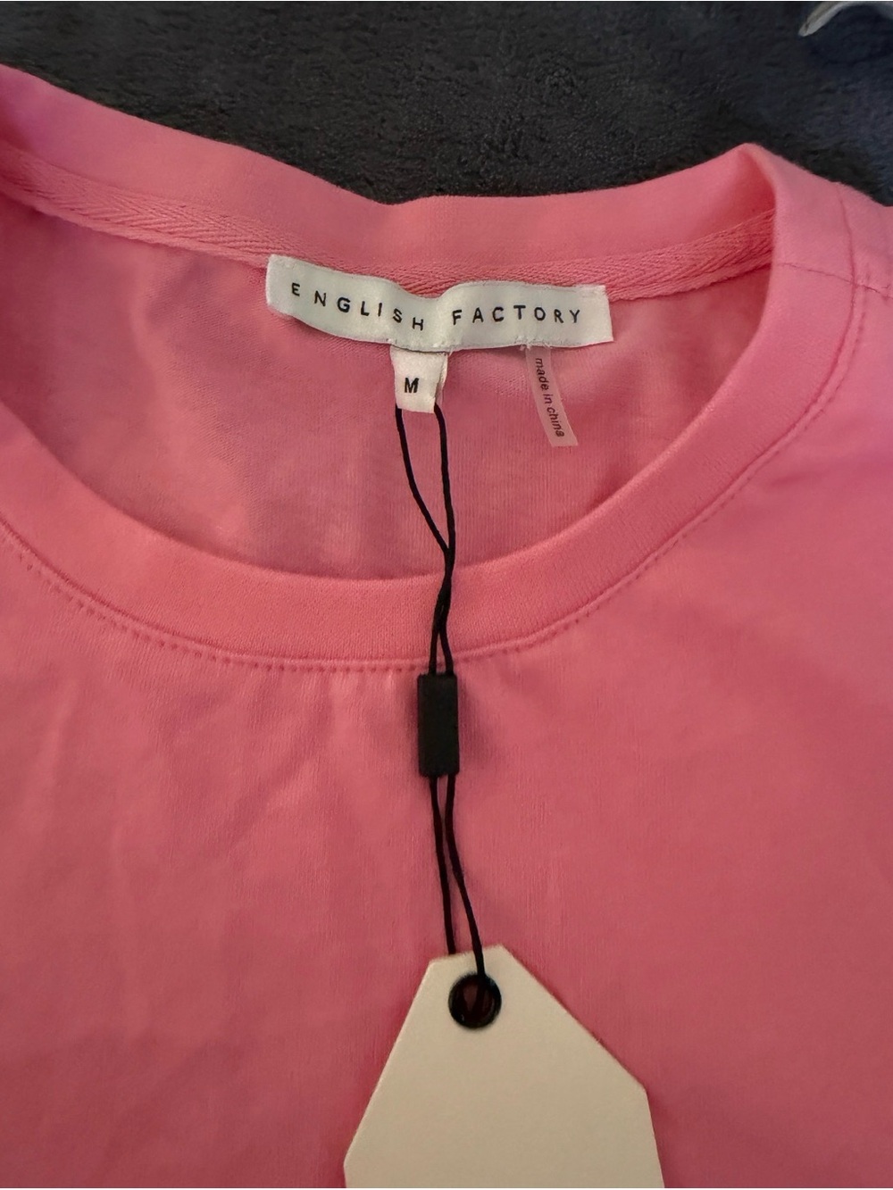 English Factory Pink Ruffle-Sleeve Tee - Picture 2 of 4